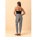Blusa Lez a Lez Sem Alças Com Decote Reto Preto 