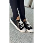 Tênis Kicks Studs Couro Mestiço Preto 1508