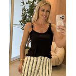Blusa Lez a Lez Com Alças Diferenciadas Preto 1710
