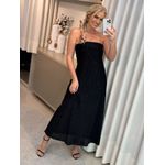 Vestido Midi em Paetê Tomara Que Caia