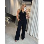 Calça Pantalona Alfaiataria Vanews Preto