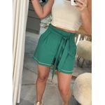 Shorts Morena Rosa Clochard Com Faixa Verde