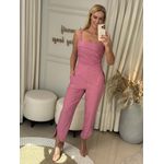 Calça Maria Valentina Skinny Alta Rosa 1908