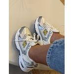 Tênis New Balance 530 Cinza E Amarelo 0402