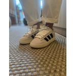 Tênis Adidas Preto e Cristal White Grand Court Alpha JP7631