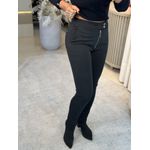 Calça Morena Rosa Skinny Cós Alto Preto