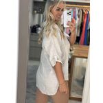 Camisa Lisa Em Linho 100% Italiano Bege