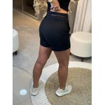 Shorts Maria.Valentina Reto Alta Preto