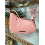 Bolsa Pequena Baguete Assimétrica Rosa