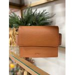 Bolsa Média Tiracolo Tressê Lateral Caramelo