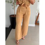 Calça De Linho 100% Italiano Cris Mel 11/01