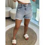 Shorts Jeans Hot Pant Com Cut Out Cós