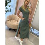 Vestido Youbasic Longo Verde 0310