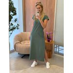 Vestido Youbasic Longo Verde 0310