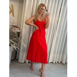 Saia Linho Essencial Vermelho 2708