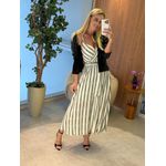 Vestido Lez a Lez Transpassado Com Alças Preto 2910