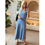 Vestido Youbasic Longo Azul Jeans 1609