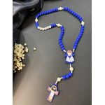 Terço Infantil de Silicone - Azul