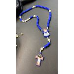 Terço Infantil de Silicone - Azul