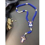 Terço Infantil de Silicone - Azul