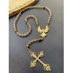 Terço Espirito Santo - Dourado 