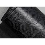 Placa Redonda 80x80cm - flower preto - ESP. 12/14 