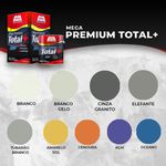 Tinta Acrílica Premium Fosco Lavável Total+ Mega 3,6l