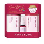 HONEYQUE PINK BERRY SHAMPOO 450ML +CONDITIONER 450ML + HAIR MIST 30ML