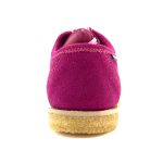 Outlet Sapato London Feminino em couro pink, solado crepe látex e palmilha anatômica.