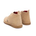 Bota Camping Taupe em couro legitimo com solado crepe em borracha látex.