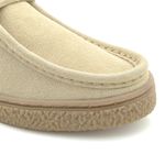 Sapato London Sport couro taupe, solado borracha ambar e palmilha anatômica.