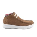 Sapato Masculino London Ultralight em couro chocolate com solado em E.V.A.