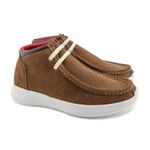 Sapato Masculino London Ultralight em couro chocolate com solado em E.V.A.