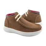 Sapato Masculino London Ultralight em couro chocolate com solado em E.V.A.