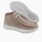 Sapato Masculino London Ultralight em couro taupe com solado em E.V.A.