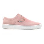 Outlet Sapato SafariSport couro rosa claro, solado borracha e palmilha anatômica.