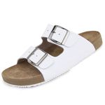 Sandália Birken Masculina Em Couro Floater Branco