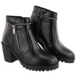 Coturno Lady Com Ziper Lateral