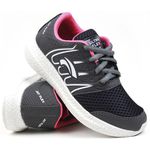 Tênis Flex Confort Infantil Grafite Pink