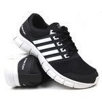 Tênis Flex Confort Preto e Branco