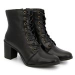 Bota Feminina Cano Médio Preto