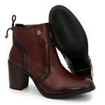 Bota Feminina em Couro