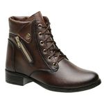 BOTA MONTARIA CANO CURTO SINTÉTICO CAPUCCINO