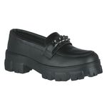 Mocassim Tratorado Blogueira Preto