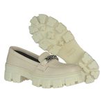 Mocassim Tratorado Blogueira Off White