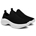 Tênis Meia Esportivo Feminino Preto