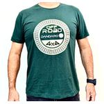 Camiseta Dandaro 100% algodão Logo verde