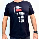 Camiseta Dandaro 100% algodão Reduzida Preta 