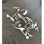 Camiseta Dandaro 100% algodão Jipe Preta