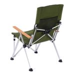 Cadeira de Acampamento Dobrável Portátil de Alumínio Leve Multi Ângulo